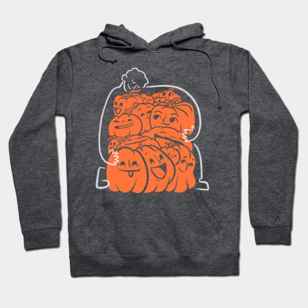 Halloween Art Pumpkin Picker Hoodie by aaronsartroom